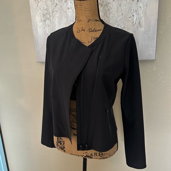ATHLETA Asymmetrical Double Zip Moto Jacket - Picture 9 of 12